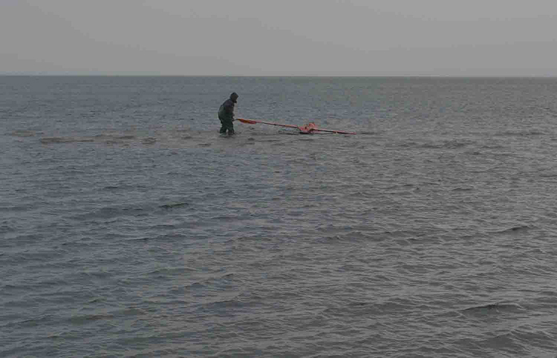 В Азовском море пограничники выловили сбитый БПЛА