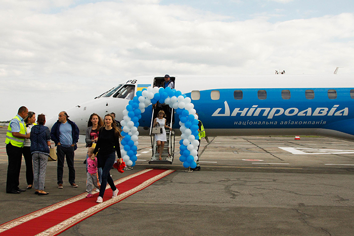 Открыто прямое авиасообщение Днепропетровск - Одесса